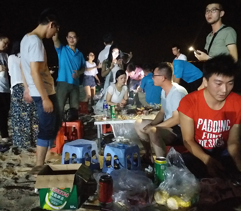 野外拓展，漫游沙灘—記銳天惠州巽寮灣之旅